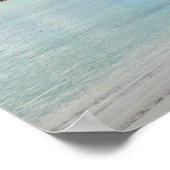 POSTER "SAISCAPE / CAY À TORTLE VERT /ÎLES ABACO" (Coin)