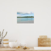 POSTER "SAISCAPE / CAY À TORTLE VERT /ÎLES ABACO" (Cuisine)