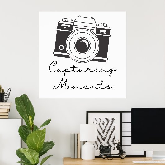 Poster Saisir des moments (Bureau à domicile)