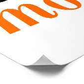 Poster Saisir Le Moment Orange (Coin)