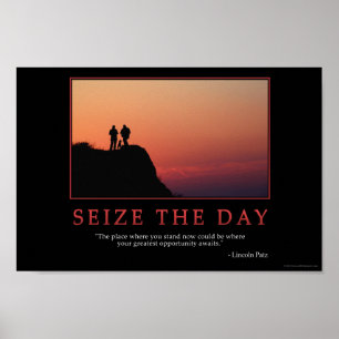 Poster Saisissez l'affiche de jour