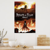 Poster Saison 1 Attaque contre titan (Cuisine)