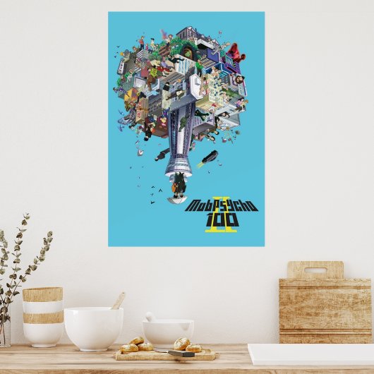 Poster Saison 2 de Mob Psycho 100 (Cuisine)