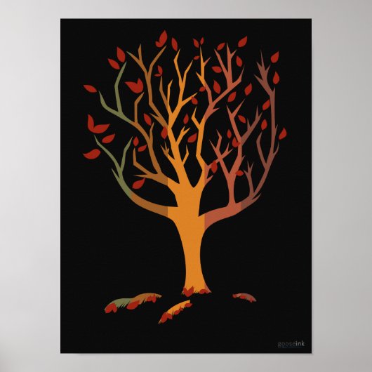 Poster Saison automne (Devant)