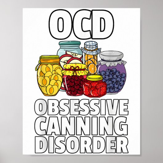 Poster Saison Canning Jar Pickling Gardener _1 (Devant)