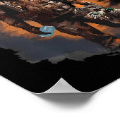 Poster Saison Chasse Camo Chasse Trump Canard Chasse Tru (Coin)