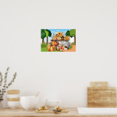 Poster Saison citrouille (Cuisine)