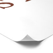 Poster Saison citrouille Whimsical non encadré (Coin)