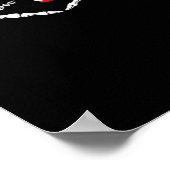 Poster Saison classique Skeleton Hand Heart (Coin)