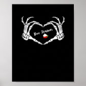 Poster Saison classique Skeleton Hand Heart (Devant)