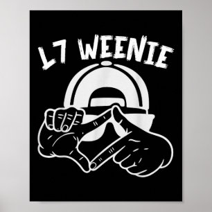 Poster Saison de baseball Softball L7 Weenie Funny Boys K