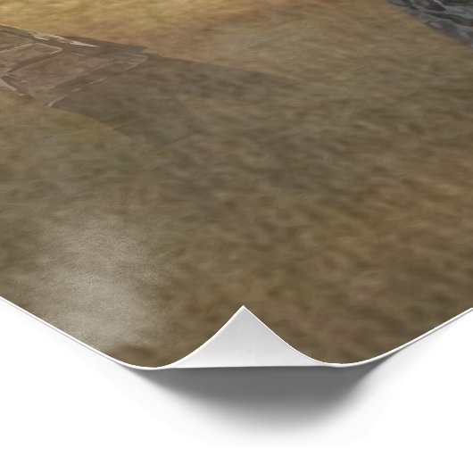 Poster Saison de chasse, Allemand À poils durs Pointer Ta (Coin)