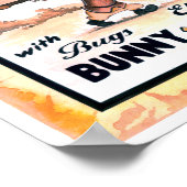 Poster SAISON DE lapin LOONEY TUNES™ (Coin)