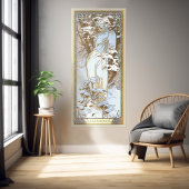 Poster Saison de l'Hiver Art Nouveau Alphonse Mucha