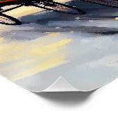 Poster Saison de Noël Akita (Coin)