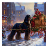 Poster Saison de Noël Cocker Spaniel (Devant)