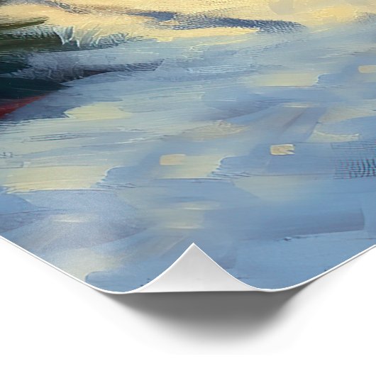 Poster Saison de Noël de Bullmastiff (Coin)