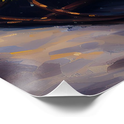 Poster Saison de Noël de Corgi (Coin)