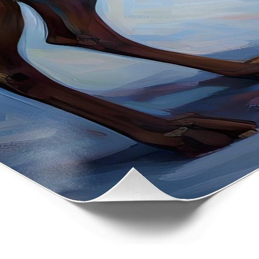 Poster Saison de Noël de Rhodesian Ridgeback (Coin)