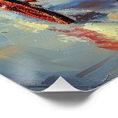 Poster Saison de Noël du Terrier écossais (Coin)