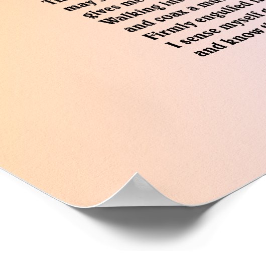 Poster Saison des papillons - Désert (Coin)