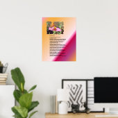 Poster Saison des papillons - Désert (Bureau à domicile)