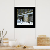 Poster Saison des pingouins ludiques (Cuisine)