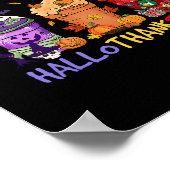 Poster Saison d'Halloween de Thanksgiving Joyeux Hallotha (Coin)