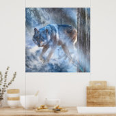 Poster SAISON DU Loup gris DU LOUP (Cuisine)