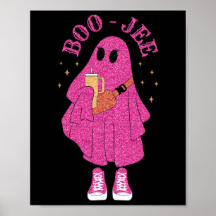 Poster Saison éffrayante Fantôme rose Halloween Costume B