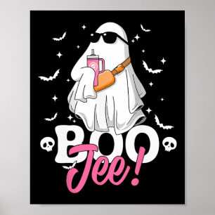 Poster Saison éffrayante mignonne Fantôme Halloween Costu