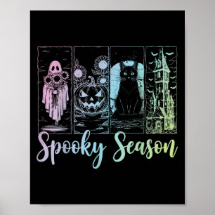 Poster Saison vintage Halloween Horreur Soky