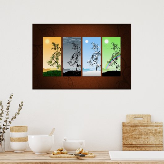 Poster Saisons (Cuisine)