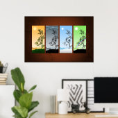 Poster Saisons (Bureau à domicile)