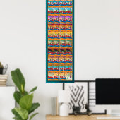 Poster Saisons alphabétiques arméniennes (Bureau à domicile)