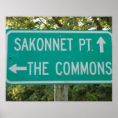 Poster Sakonnet Point, The Commons - Little Compton, RI (Devant)