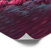 Poster Sakura Cherry Blossom Garden Shrine Pond Japonais (Coin)