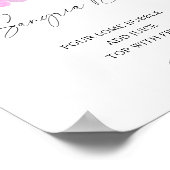 Poster Sakura élégant - bar à sangria (Coin)