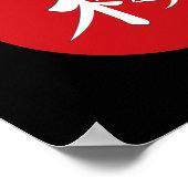 Poster Sakura Hiéroglyphe Imprimer (Coin)