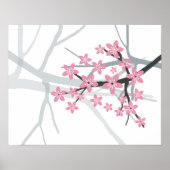 Poster Sakura - Japonais Cherry Tree Blossom Imprimer (Devant)