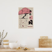 Poster Sakura japonaise (Cuisine)