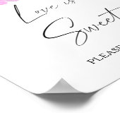 Poster sakura - l'amour est doux prendre un régal (Coin)