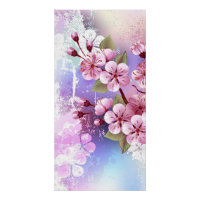 Sakura rose sur la peinture Arrière - plan