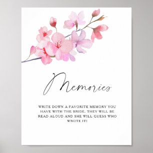 Poster Sakura - Souvenirs de la mariée