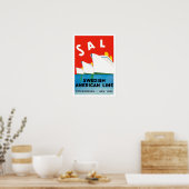 Poster SAL ~ Swedish American Line (Cuisine)