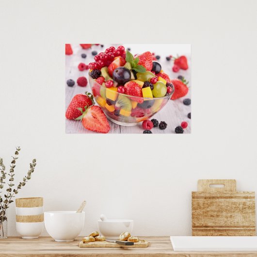 Poster Salade de fruits frais (Cuisine)