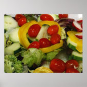 Poster Salade de jardin fraîche (Devant)