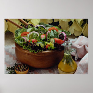 Poster Salade de légumes mixte