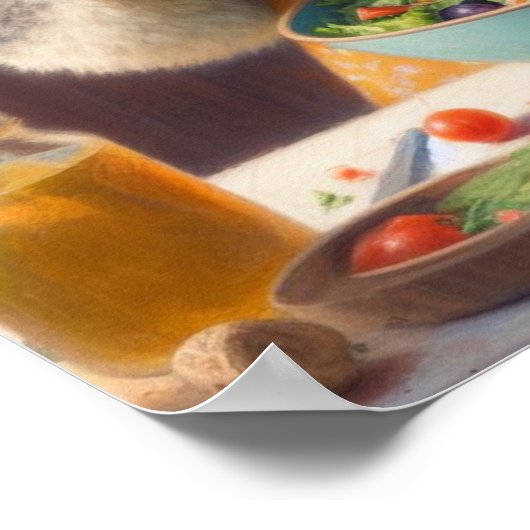 Poster Salade De Manger Koala (Coin)