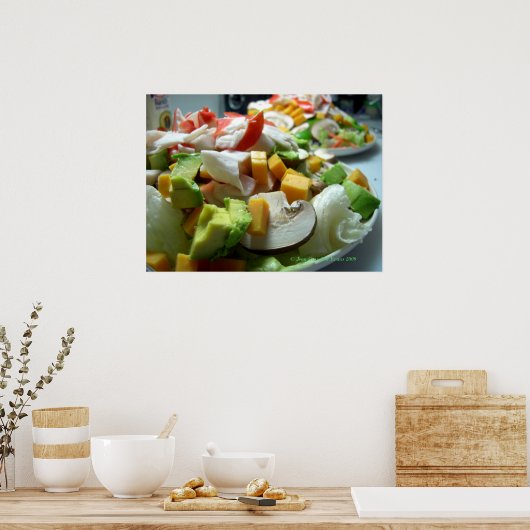 Poster Salade grave (Cuisine)